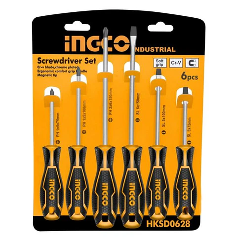 Set Destornilladores 6 Piezas HKSD0628