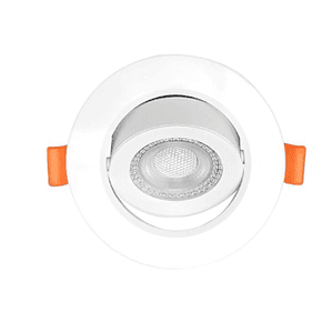 Foco Led Basculante dirigible 6,5W luz cálida color 3000K 90mm