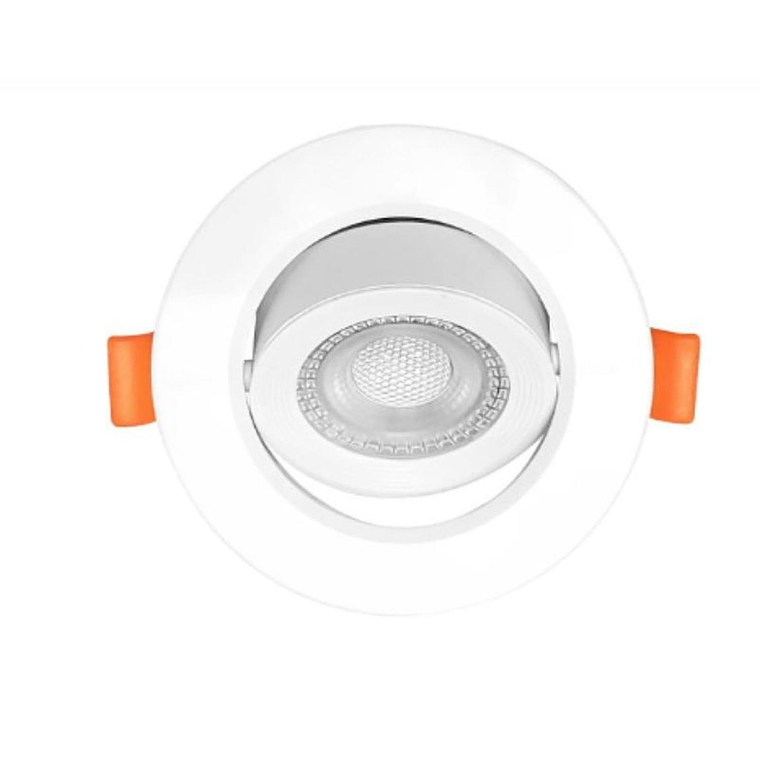 Foco Led Basculante dirigible 6,5W luz cálida color 3000K 90mm 1
