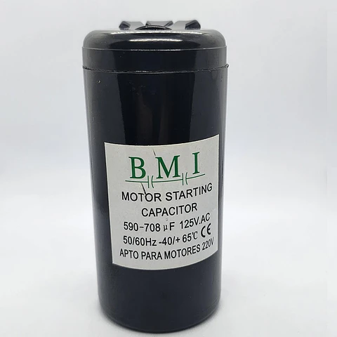 Condensador De Partida Bmi 590-708 Uf 110vac