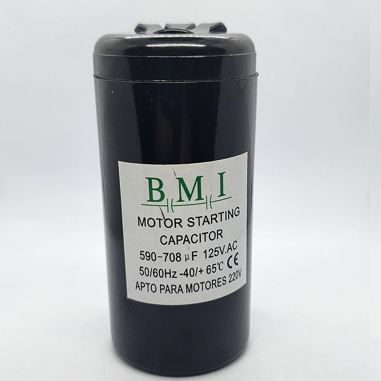 Condensador De Partida Bmi 590-708 Uf 110vac 1