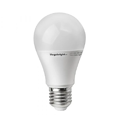 Pack 6un Ampolleta LED 15W/3000k Luz Calida E27 Megabright