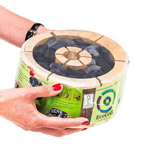 Carbón Brasero Portatil Ecogrill Parrilla Vikinga