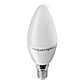 Pack 3un Ampolleta Led Vela 5w/Luz fria E14 Megabright - Miniatura 1
