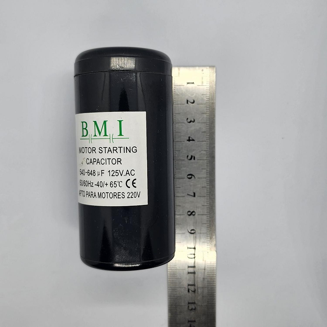 Condensador De Partida BMI 540-648 Uf 125vac 2
