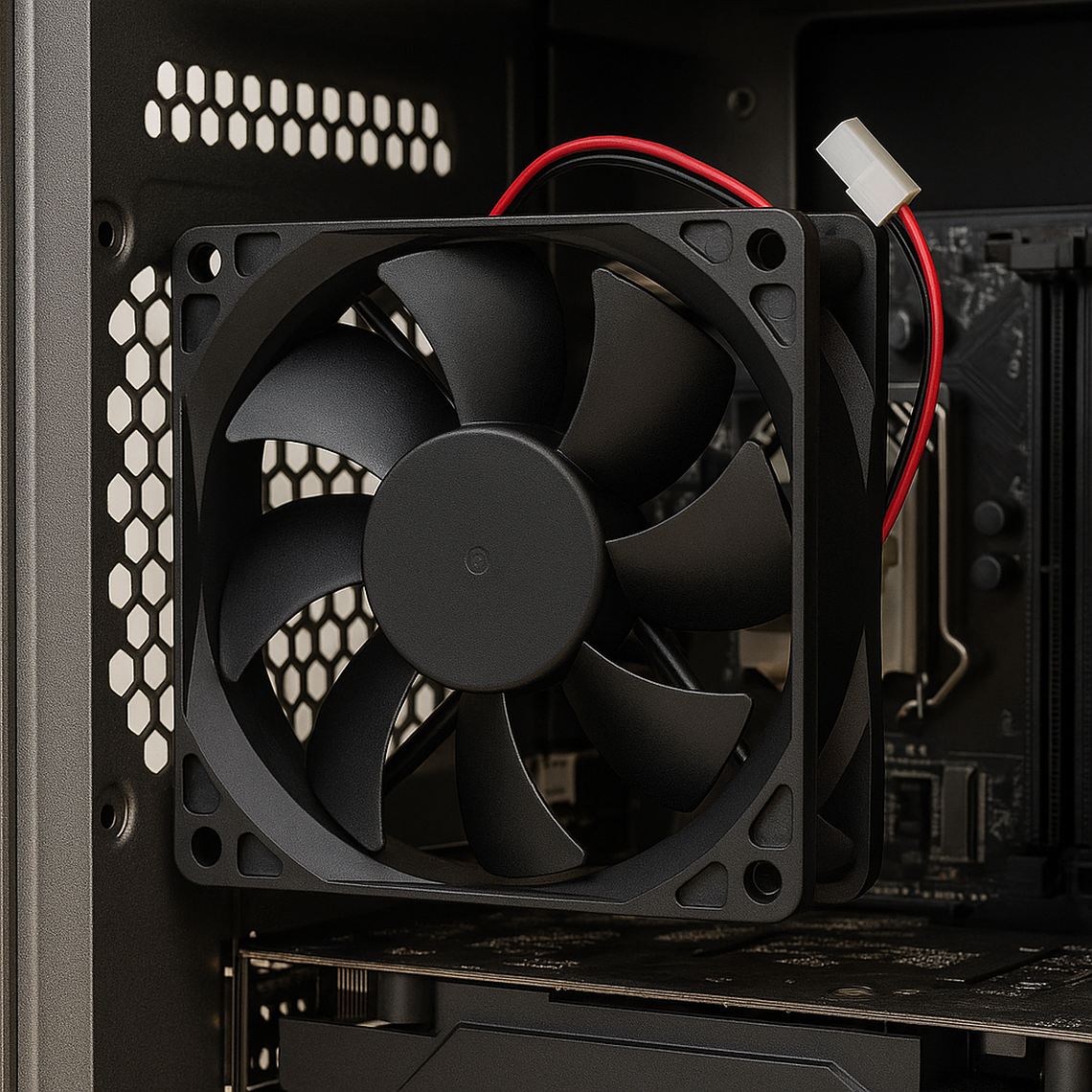 Ventilador Extractor 8x8 cm 24V 3