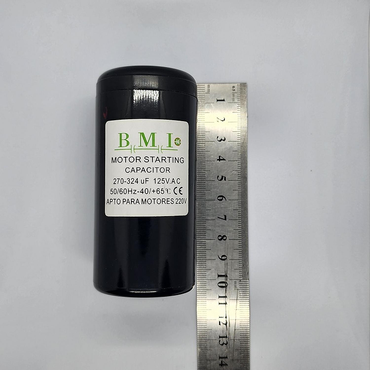 Condensador De Partida Bmi 270-324 Uf 110vac 2