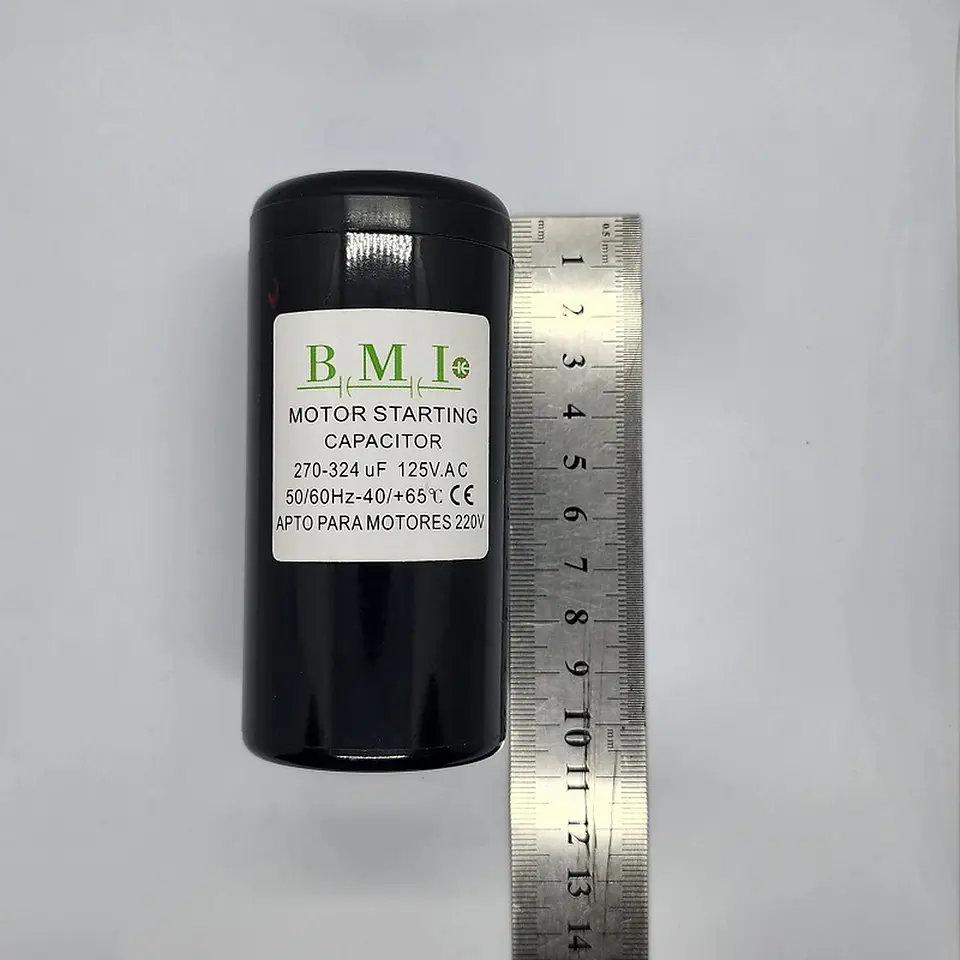 Condensador De Partida Bmi 270-324 Uf 110vac 2