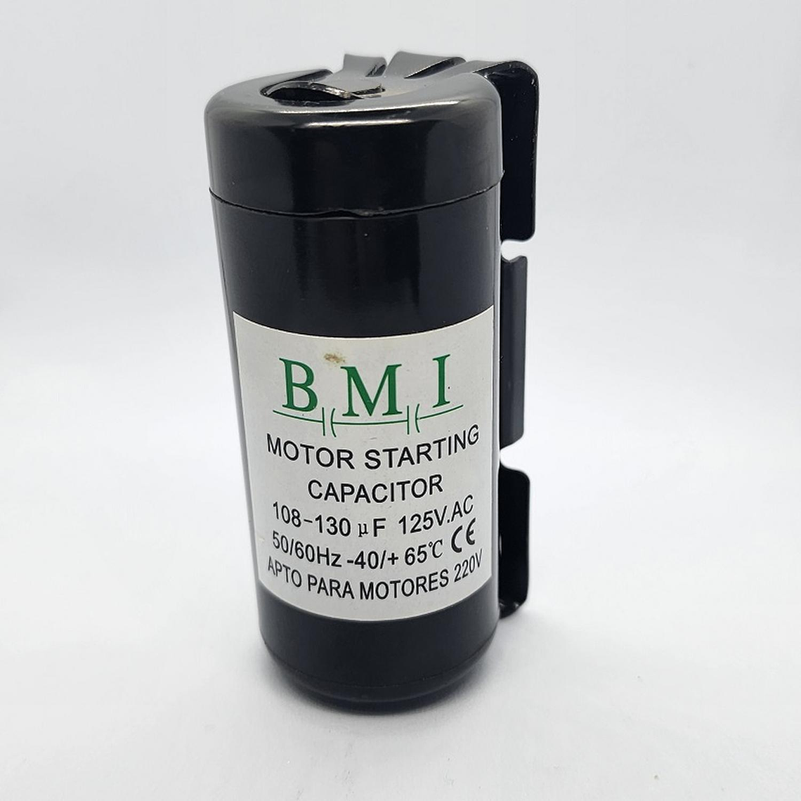 Condensador De Partida Bmi 108-130 Uf 110vac 1