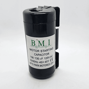 Condensador De Partida Bmi 108-130 Uf 110vac