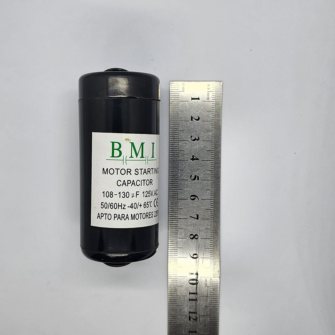 Condensador De Partida Bmi 108-130 Uf 110vac 2