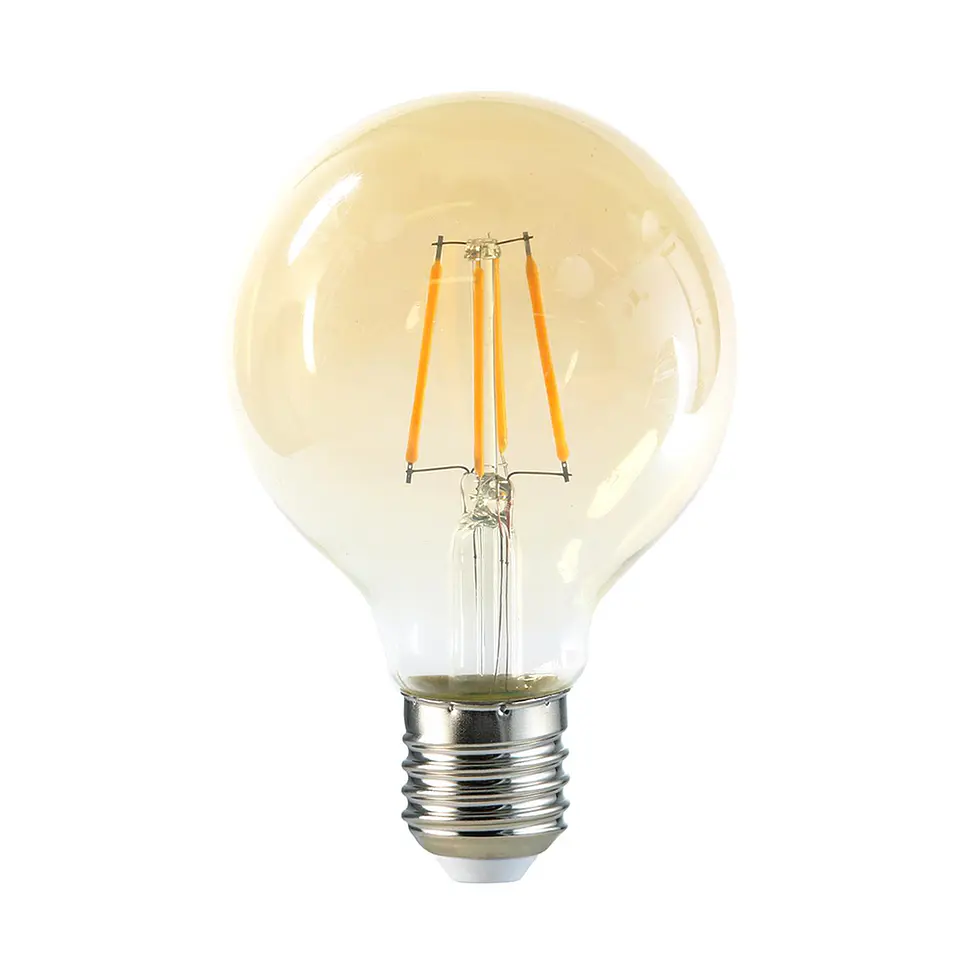 Ampolleta Led Classic Vintage G80 6W Luz Blanca Cálida 3000k 1
