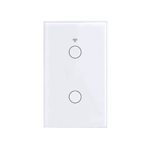 Interruptor inteligente Wifi Touch Blanco Doble