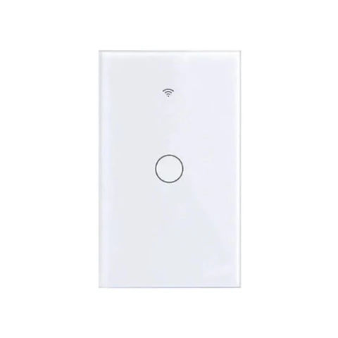 Interruptor inteligente Wifi Touch Blanco Simple