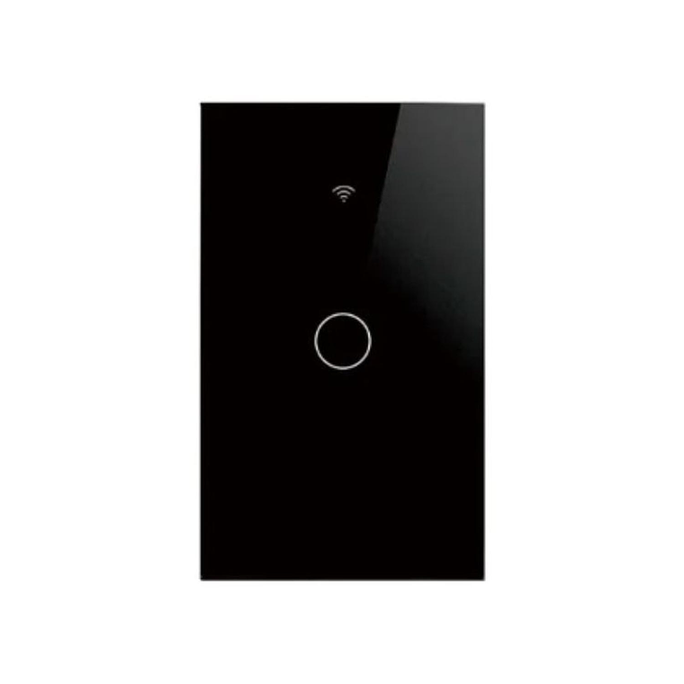 Interruptor inteligente Wifi Touch Negro Simple 1
