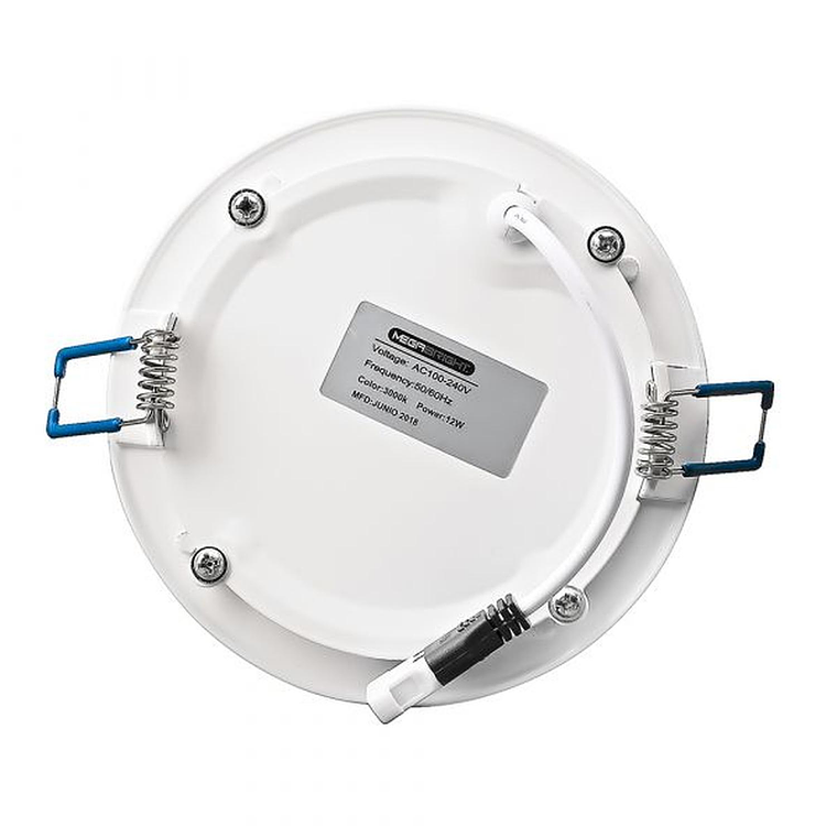 Panel Led Circular Embutido 18W Luz Fria color 6000k 3