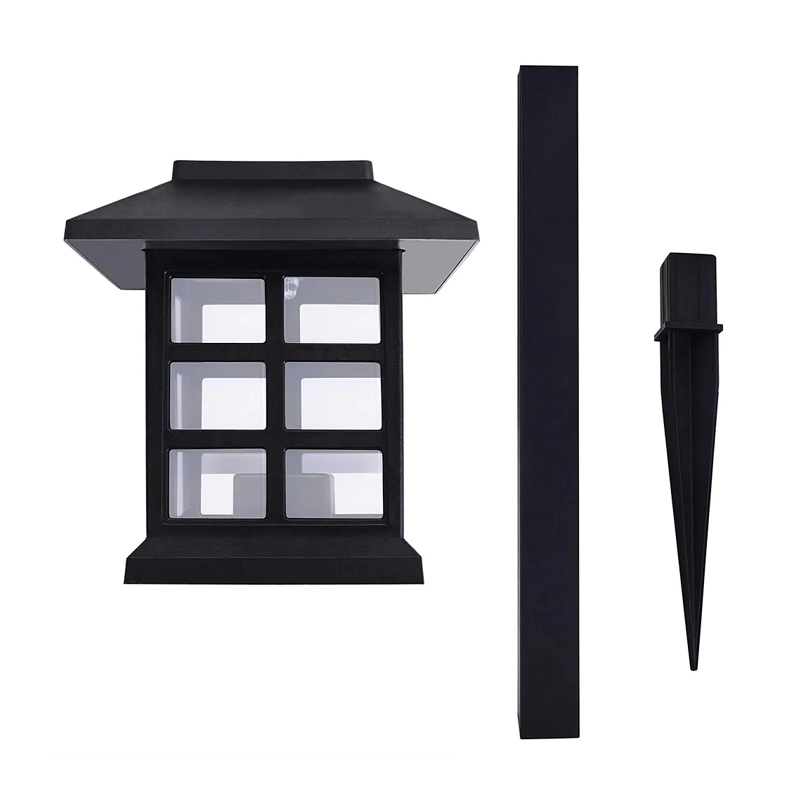 Set 2 Estacas Solares LED Lantern Megabright 6000K 5