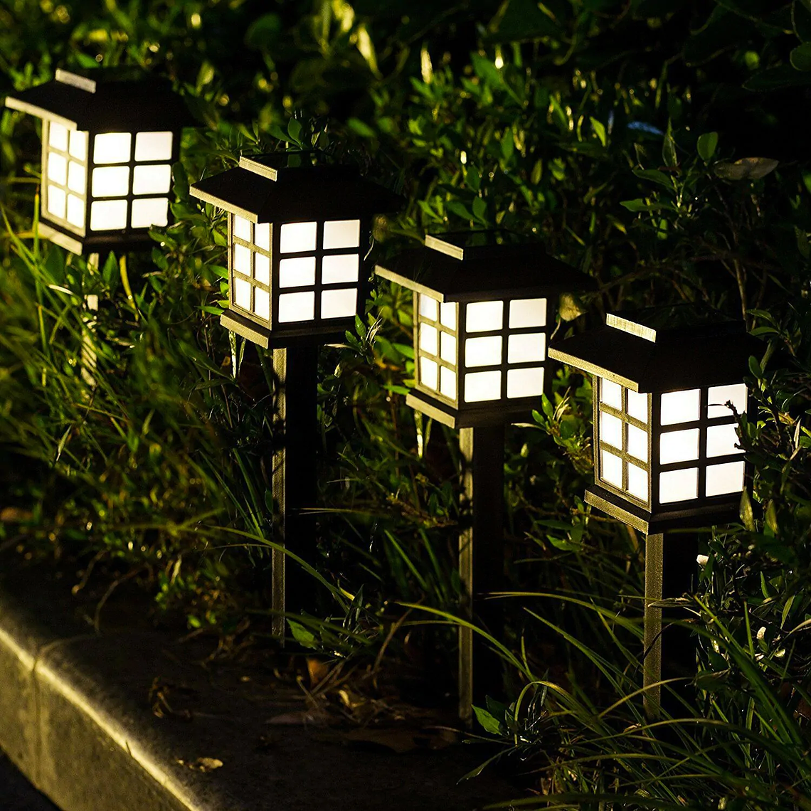Set 2 Estacas Solares LED Lantern Megabright 6000K 2