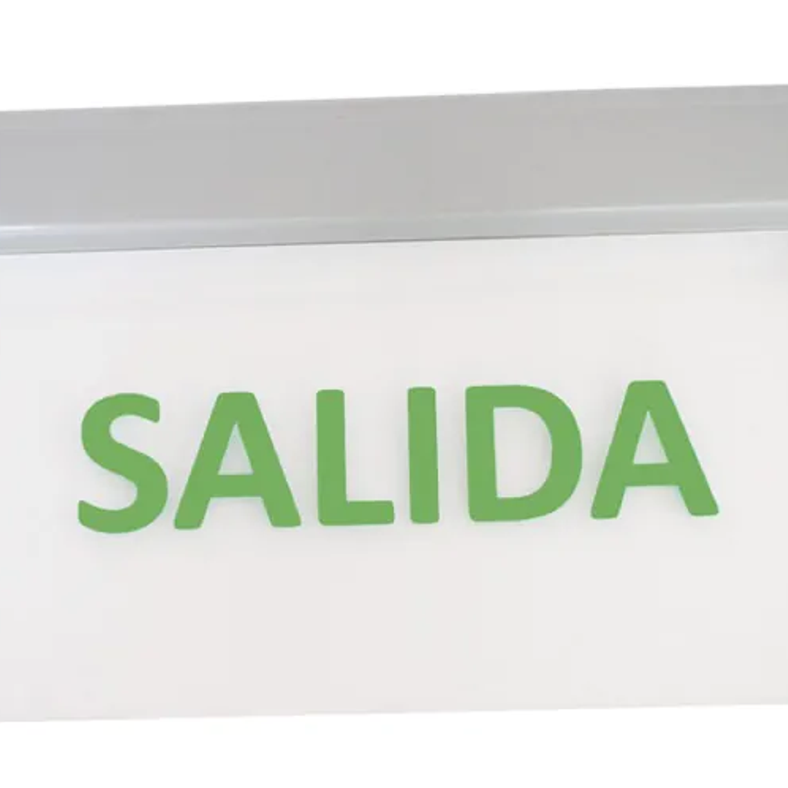 Señalética de Emergencia LED 5W Interlight: Cuerpo de Aluminio y Acrílico 1