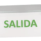 Señalética de Emergencia LED 5W Interlight: Cuerpo de Aluminio y Acrílico - Miniatura 1