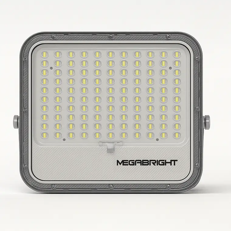Proyector LED Solar Megabright 100W IP65 6500K Con Panel 6