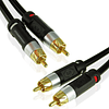 Cable Mediabridge RCA a RCA, 1,8 metros