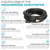 Cable Coaxial Subwoofer Mediabridge Serie Ultra RCA a RCA 1.8mts