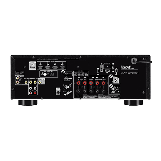 Receiver Yamaha Rx-v385 5.1-channel 4k Ultra HD AV  