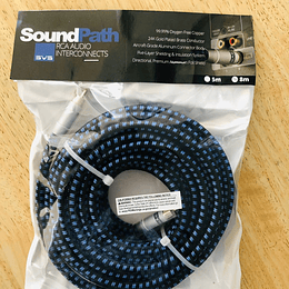 Cable Svs Subwoofer, Co Axial 8 Metros, Soundpath Rca Audio