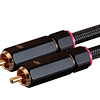 Cable Monoprice Onix,  3,5 mm a 2 RCA, 90 cms, conector chapado en oro