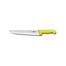 Cuchillo Carnicero Con Hoja Recta Y Mango Fibrox Amarillo, 18Cm, VICTORINOX 5.5208.18