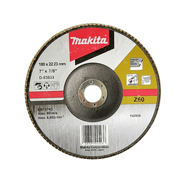 Disco Traslapado 7" Metal GR60 D-53833 