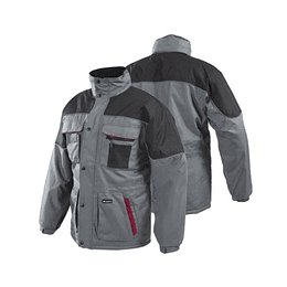 Parka Térmica Ejecutiva Gris/Negra