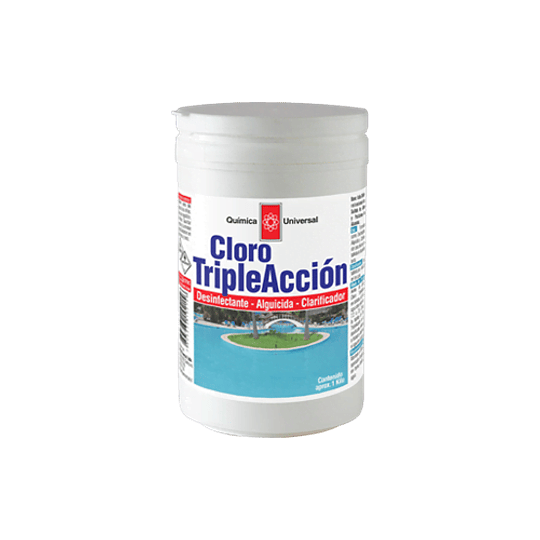 Cloro Piscina Triple Acción  1 Kg