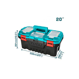 Caja de herramientas 20" plastica TPBX0201