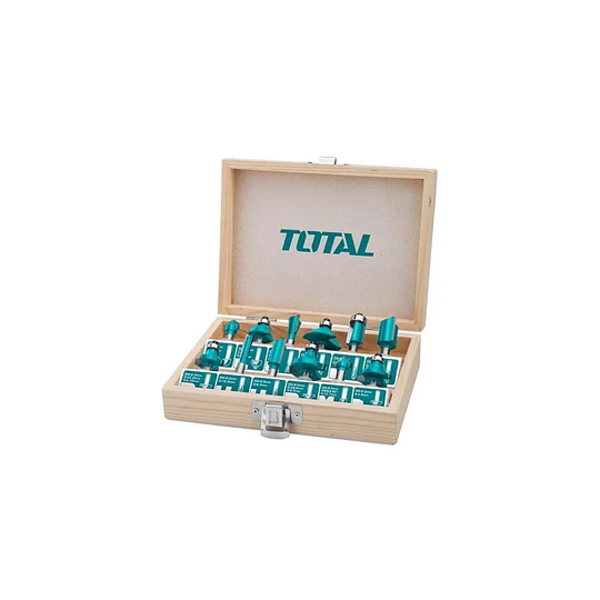 Juego de fresas p/router 12pzas 12mm TACSR2121