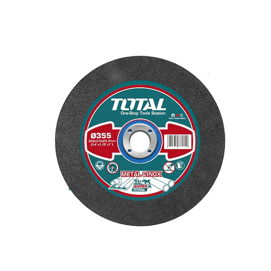 Disco de corte p/metal abrasivo 355x3.0mm TAC2303558