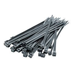 Amarra Cable Negra 100 x 2.5 mm (100 Unidades)