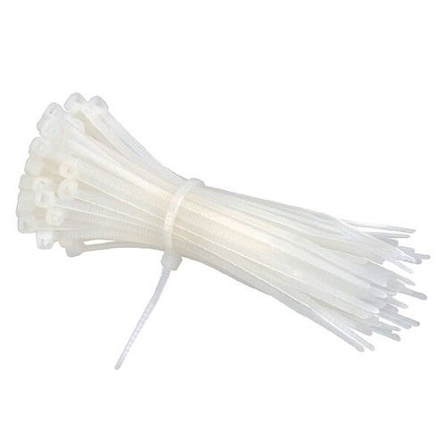 Amarra Cable Blanca 200 x 3.6 mm (100 Unidades)