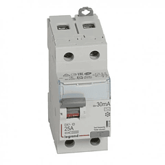 Interruptor Diferencial DX3 2x25A 30mA Clase AC