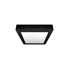 Panel LED Sobrepuesto Cuadrado 18W 6000K 220x220mm Negro