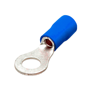 Terminal Ojo Aislado Azul 16-14 AWG 5.3mm 100 Unidades