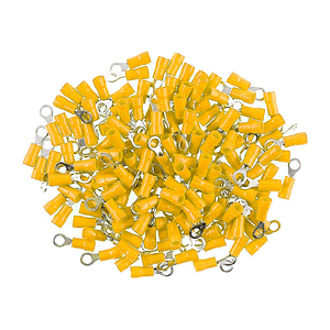 Terminal Ojo Aislado Amarillo 12-10 AWG 5.3mm 100 Unidades