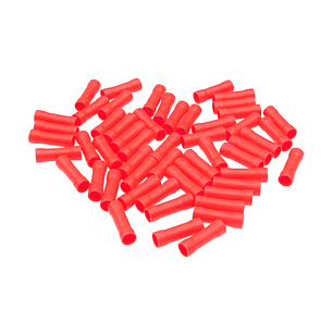 Terminal Manguito Aislado 22-16 AWG Rojo 100 Unidades