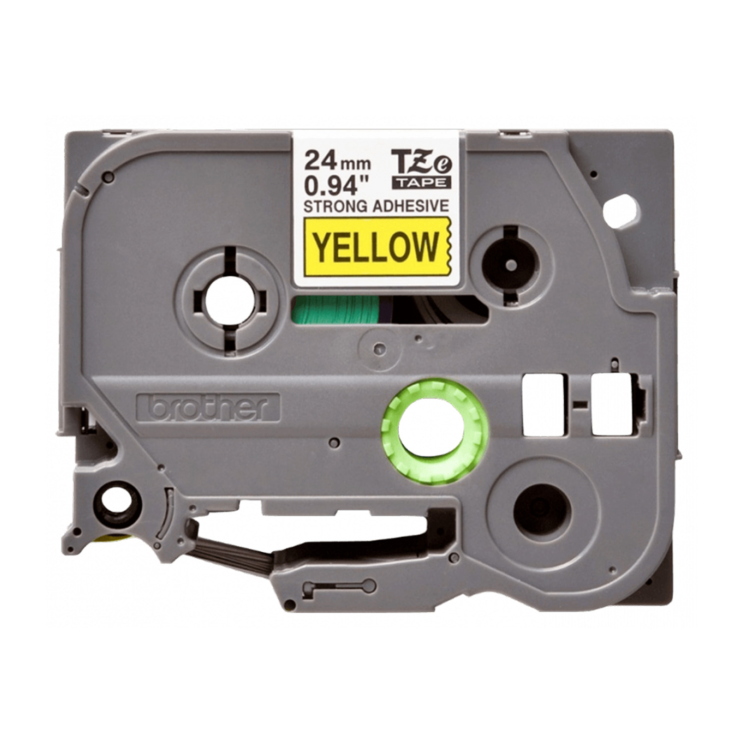 Cinta Etiquetadora Brother TZE-S651 24mm Negro En Amarillo