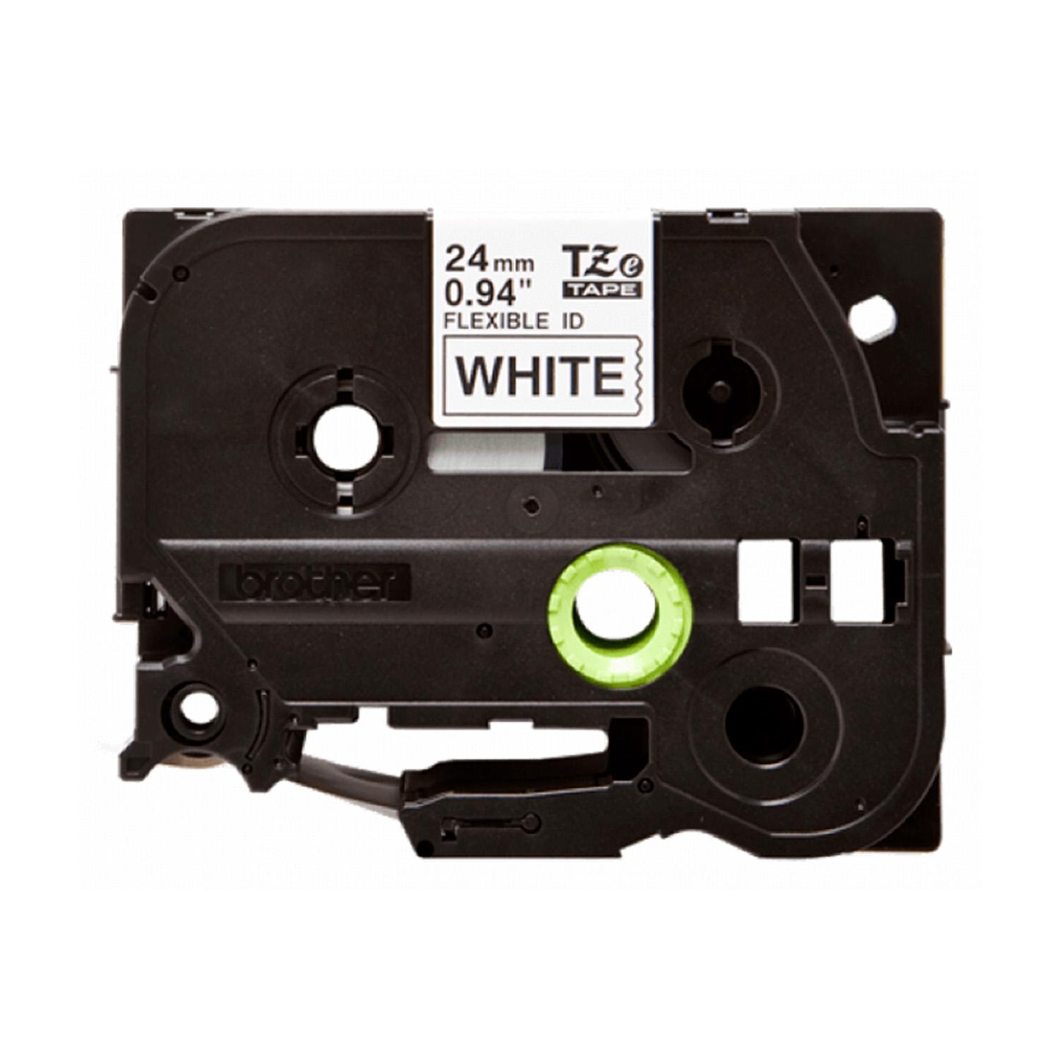 Cinta Etiquetadora Brother TZE-FX251 24mm Negro En Blanco