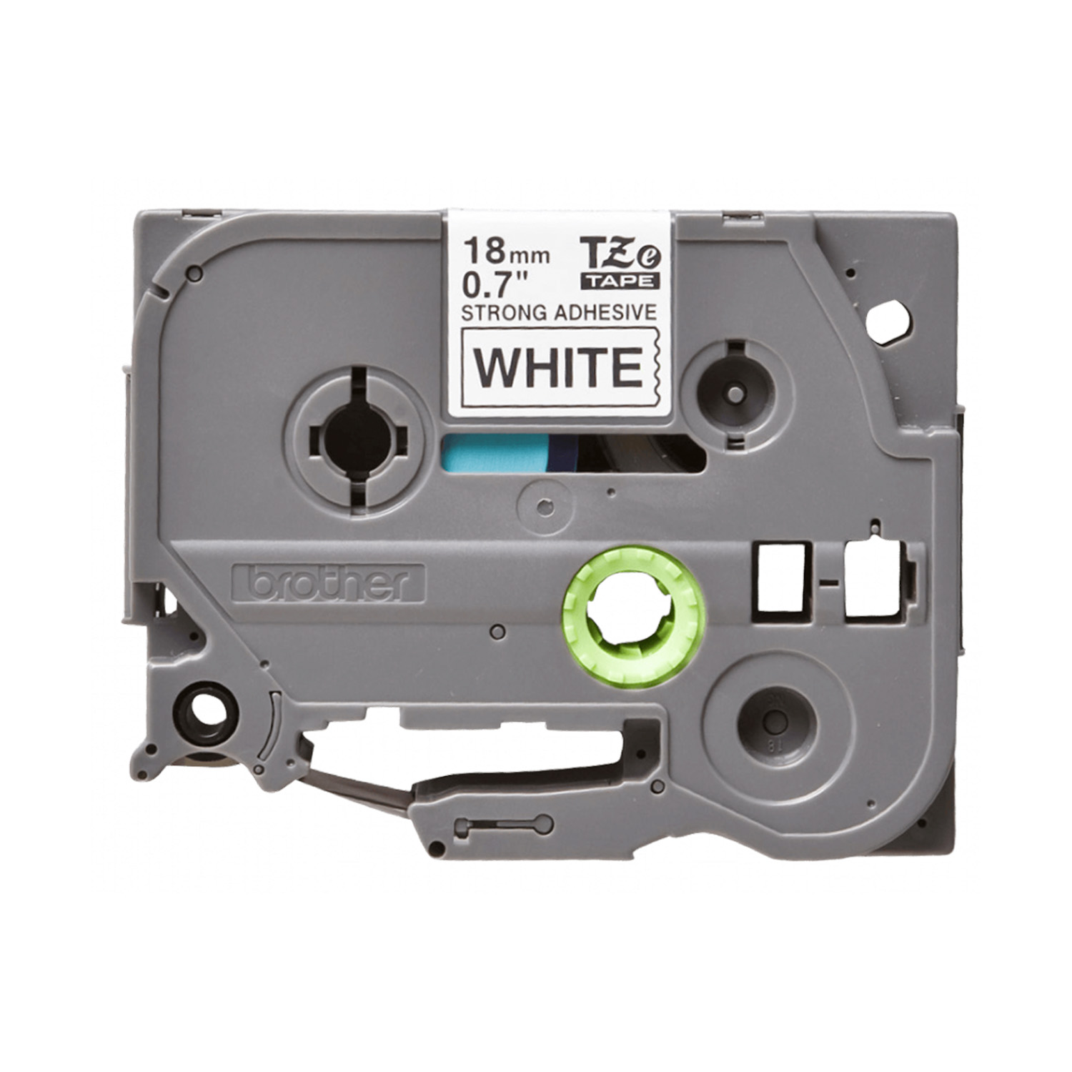 Cinta Etiquetadora Brother TZE-S241 18mm Negro En Blanco