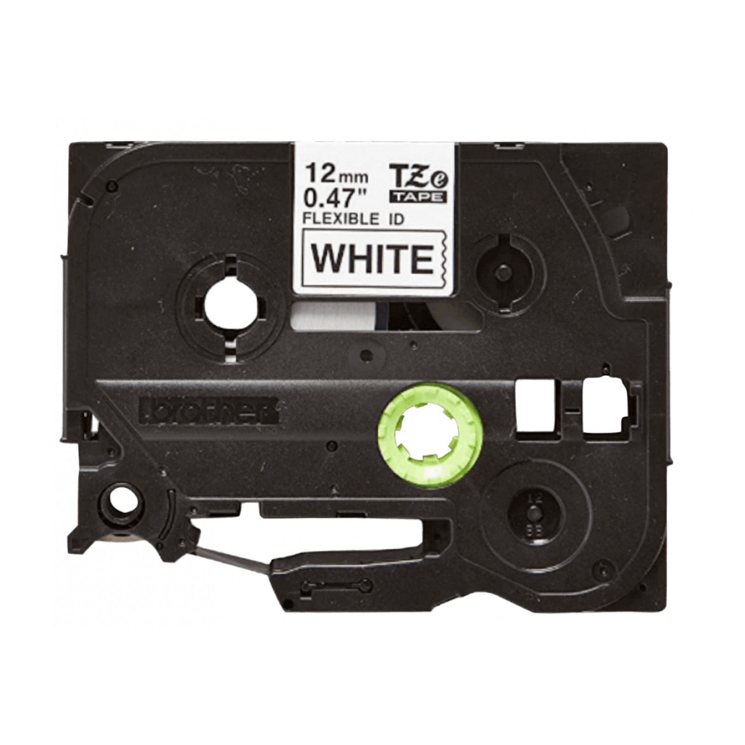 Cinta Etiquetadora Brother TZE-FX231 12mm Negro En Blanco
