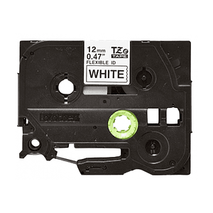 Cinta Etiquetadora Brother TZE-FX231 12mm Negro En Blanco