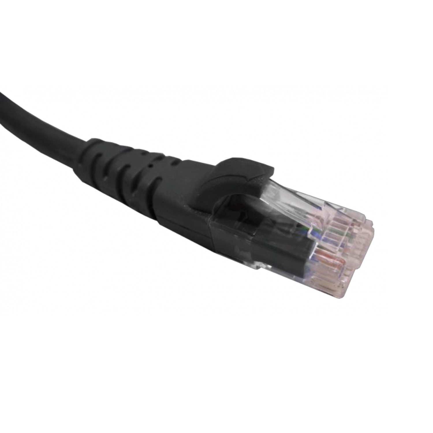 Cable Patch Inyectado Multifilar 1 Metro Negro CAT5E